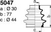 DEPA 5047 Bellow Set, drive shaft
